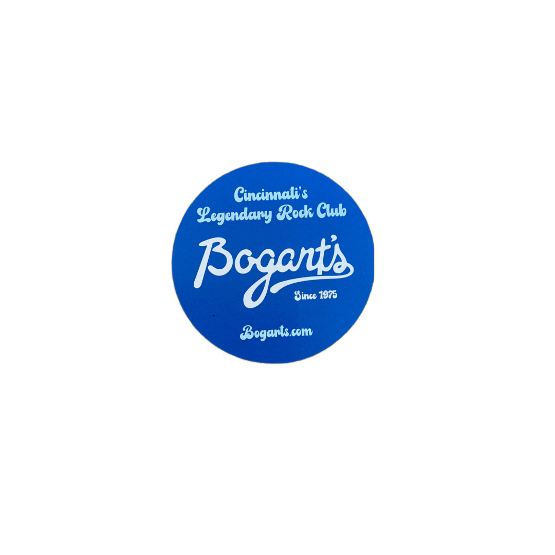 Sticker Blue Legendary Bogart's Merch